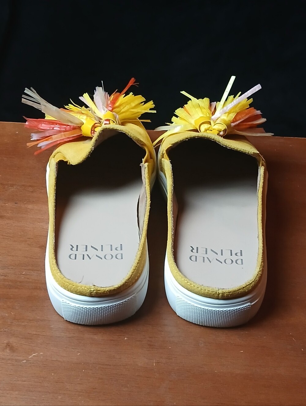 Donald J. Pliner Kids Yellow Tassel Slip-On Shoes - Picture 4 of 15
